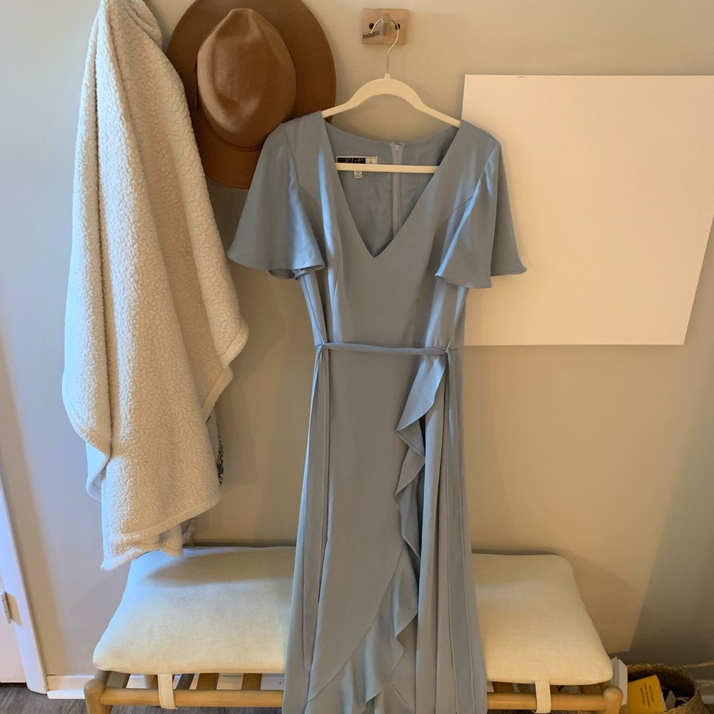 David’s Bridal bridesmaid dress.